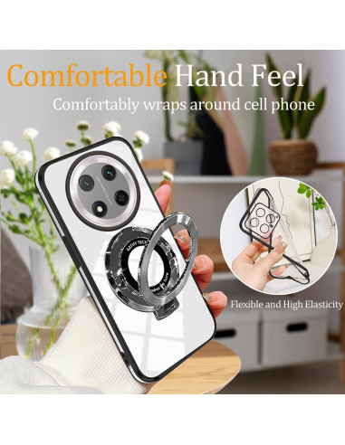 Funda Protectora Silicona Honor Magic 7 Lite - Wousunly Negra