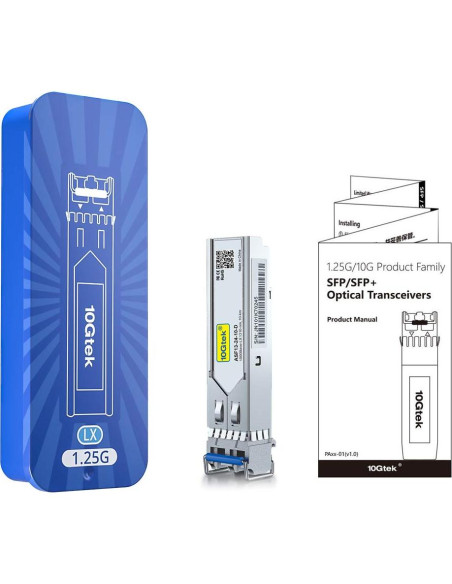 Transceptor 1000Base-LX 10Gtek SFP LC 10km 1310nm DDM