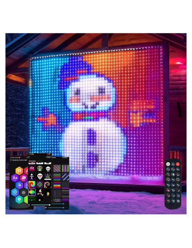 Luces de Cortina Inteligentes Dazzle Bright 400 LED 2x2m RGB