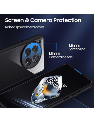 Funda Antiamarillenta para OnePlus 12 MAKAVO Delgado y Ligero