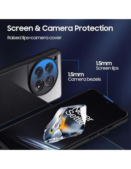 Funda Antiamarillenta para OnePlus 12 MAKAVO Delgado y Ligero