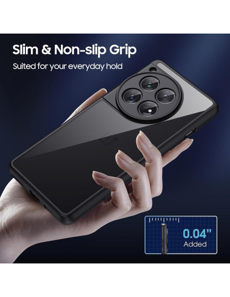 Funda Antiamarillenta para OnePlus 12 MAKAVO Delgado y Ligero