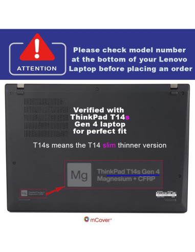 Funda mCover Rosa para Lenovo ThinkPad T14s Slim Gen 3/4