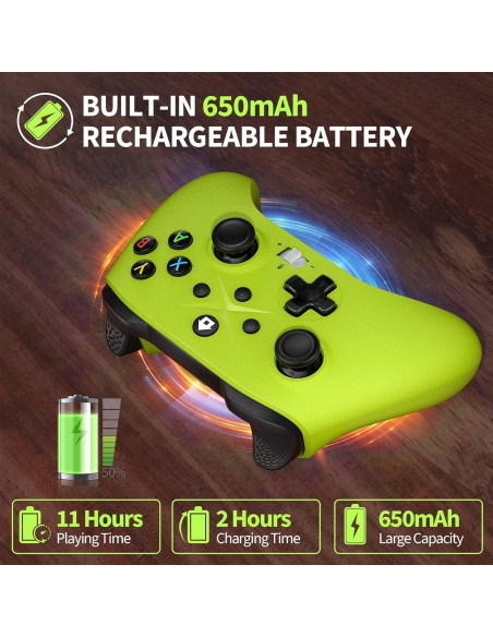 Controlador Inalámbrico Nonbliep Verde para Xbox Series X/S/One