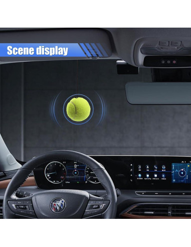 2PCS Pelota de Ayuda de Estacionamiento DUSCOKE - Amarillo