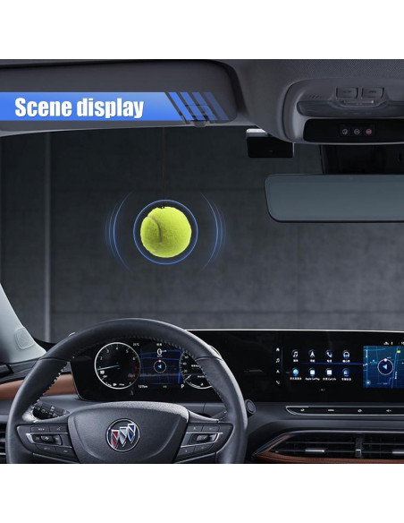 2PCS Pelota de Ayuda de Estacionamiento DUSCOKE - Amarillo