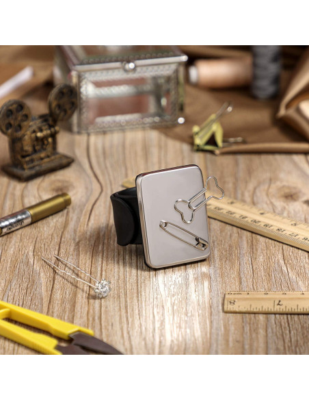 2 Piezas Pulsera Magnética de Silicona WILLBOND para Costura