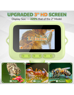 Microscopio Digital Portátil BEBANG HM1000 1000X Verde 2