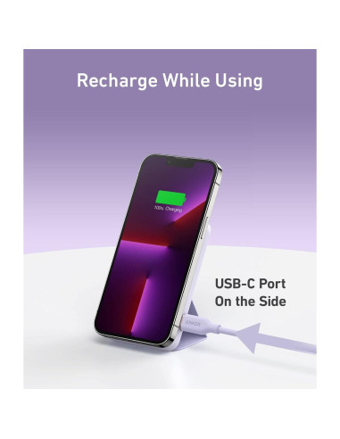 Batería Magnética Anker 622 MagGo 5000mAh Cargador Inalámbrico