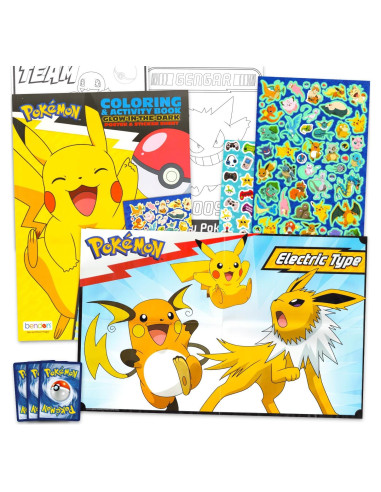 Póster Brillante en la Oscuridad Pokemon - Decoración Infantil