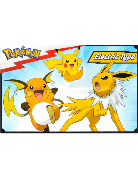 Póster Brillante en la Oscuridad Pokemon - Decoración Infantil Póster Brillante en la Oscuridad Pokemon - Decoración Infantil