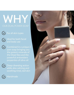 Jabón de Poder Dual SEACRET Barro del Mar Muerto 100g 2
