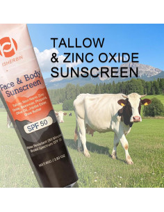 Protector Solar Mineral Natural SPF 50 - Grasa Animal 83.29 ml 2