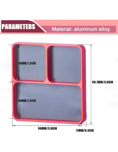 Bandeja Magnética Mediana RcThjia para Tornillos y Piezas