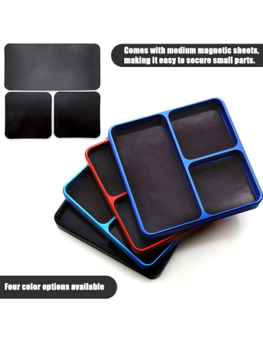 Bandeja Magnética Mediana RcThjia para Tornillos y Piezas