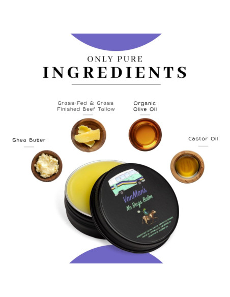 Bálsamo Repelente de Insectos Vanman's 62.37 g - Natural