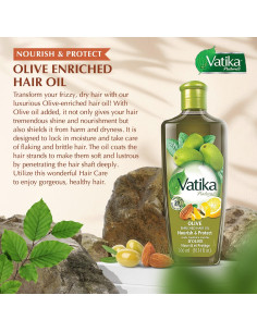 Aceite para el Cabello Dabur Vatika 300 ml - Enriquecido con Aceituna 2