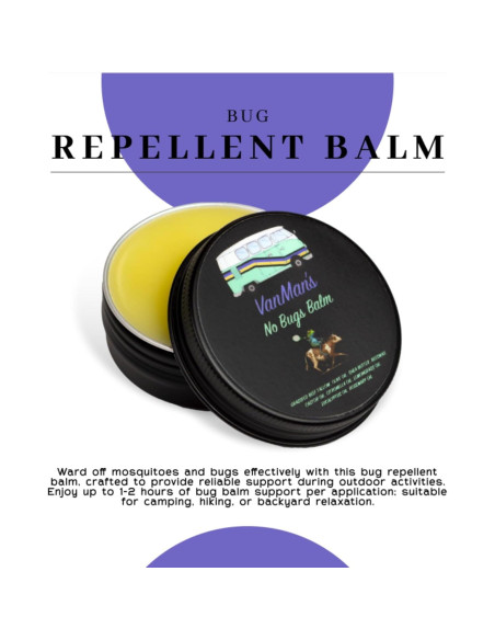 Bálsamo Repelente de Insectos Vanman's 62.37 g - Natural