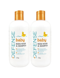 Champú y Gel de Baño para Bebés Defense Soap 355 ml x2