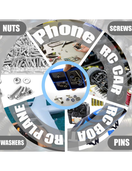 Bandeja Magnética Mediana RcThjia para Tornillos y Piezas