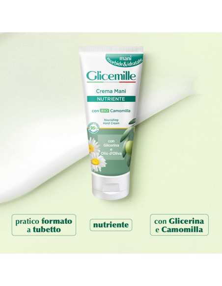 Crema Hidratante para Manos Glicemille 100 ml con Manzanilla