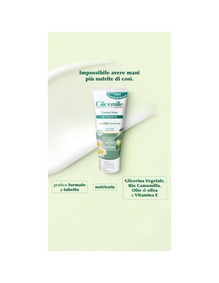 Crema Hidratante para Manos Glicemille 100 ml con Manzanilla