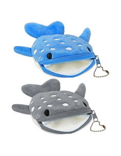 Monedero de Peluche Tiburón Krinisou - 2 Pcs Kawaii
