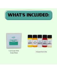 Kit de Aceites Esenciales The Soapy Biz para Jabón DIY 1 lb 2