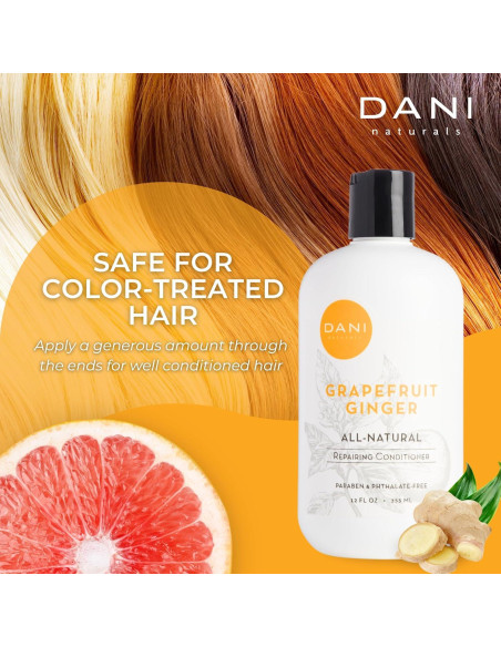 Acondicionador DANI Naturals Pomelo Jengibre 378 g - Desintoxicante Acondicionador DANI Naturals Pomelo Jengibre 378 g - Desintoxicante