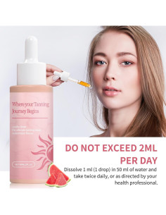 Gotas Bronceadoras Bebibles Sin Sol Edemi 60ml - Bronceado Natural 2