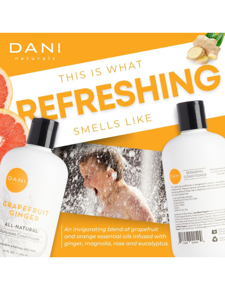 Acondicionador DANI Naturals Pomelo Jengibre 378 g - Desintoxicante Acondicionador DANI Naturals Pomelo Jengibre 378 g - Desintoxicante