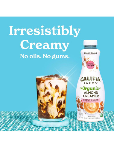 Crema de Café de Almendra Califia Farms 750 ml Orgánica Vegana