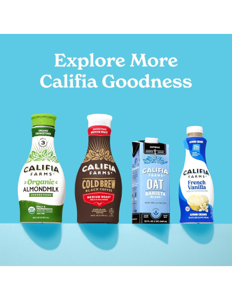 Crema de Café de Almendra Califia Farms 750 ml Orgánica Vegana