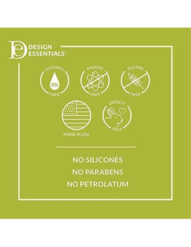 Acondicionador Sin Enjuague Design Essentials 1L Almendra Aguacate