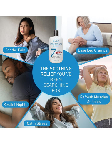 Loción de Magnesio Seven Minerals 236 ml - Alivio Calmante y Sueño