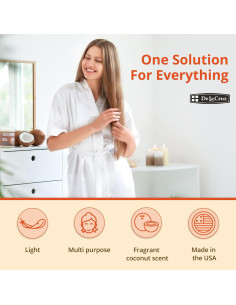 Aceite de Coco Líquido Fraccionado De La Cruz 236.6 ML 2