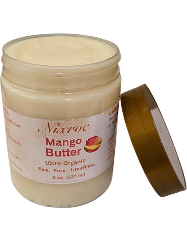 Manteca de Mango Orgánica Nixroc 227g Hidratante Piel y Cabello