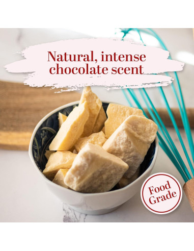 Manteca de Cacao Orgánica Cruda 227g - Grado Alimenticio USDA