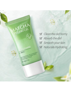 Gel Exfoliante Facial de Matcha MIESCHER - Hidratante Natural 60g 2