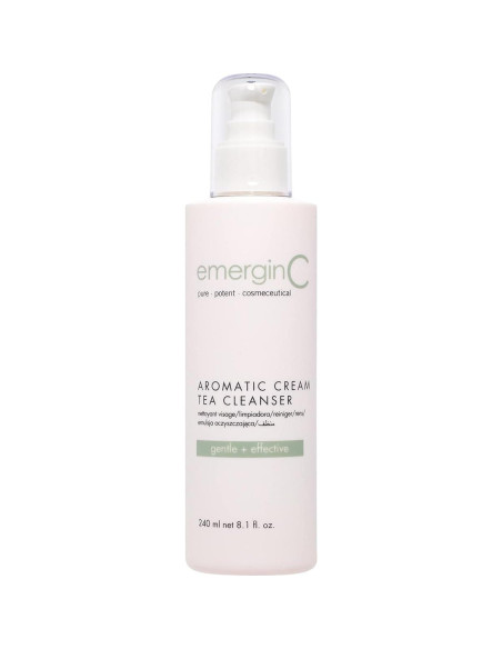 Crema Limpiadora Facial Suave emerginC 240 ml - Té Verde y Manzanilla