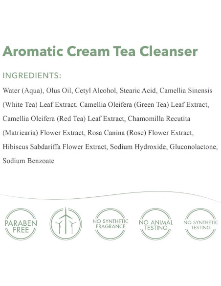 Crema Limpiadora Facial Suave emerginC 240 ml - Té Verde y Manzanilla