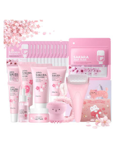 Kit de Cuidado de la Piel Sakura Yumen 35PCS Hidratante
