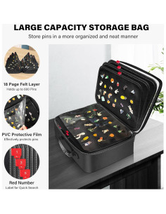 Bolsa de Exhibición de Pines Dilobio - Libro de 18 Páginas 2