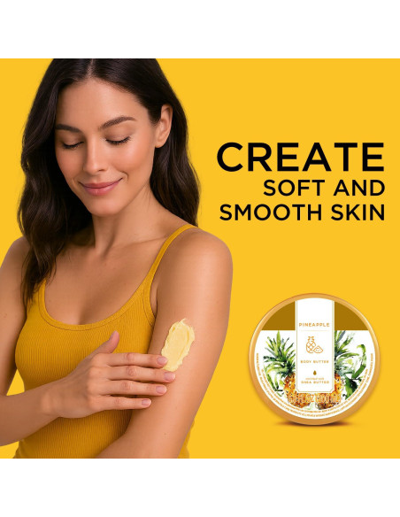Manteca Corporal de Piña Princess Belle 200g Hidratante Natural Manteca Corporal de Piña Princess Belle 200g Hidratante Natural