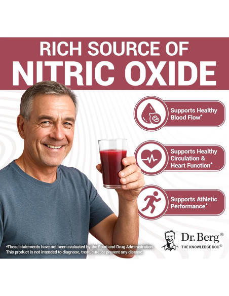Polvo de Remolacha Orgánica Dr. Berg - 30 Porciones 45g