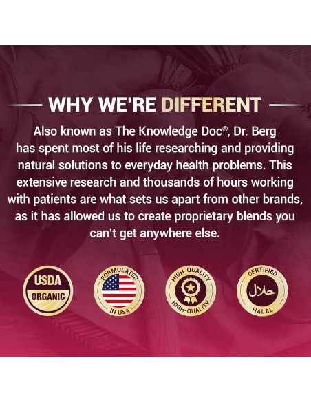 Polvo de Remolacha Orgánica Dr. Berg - 30 Porciones 45g