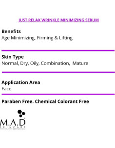 Suero Antiarrugas M.A.D Just Relax 28.35 g - Hidratante 2