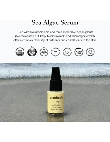 Suero Facial Antiarrugas Evanhealy 13.6g - Algas Marinas