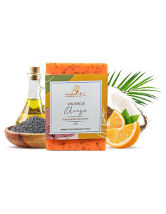 Jabón Exfoliante Sunshine & K Naranja 142 g Hecho a Mano