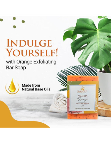 Jabón Exfoliante Sunshine & K Naranja 142 g Hecho a Mano